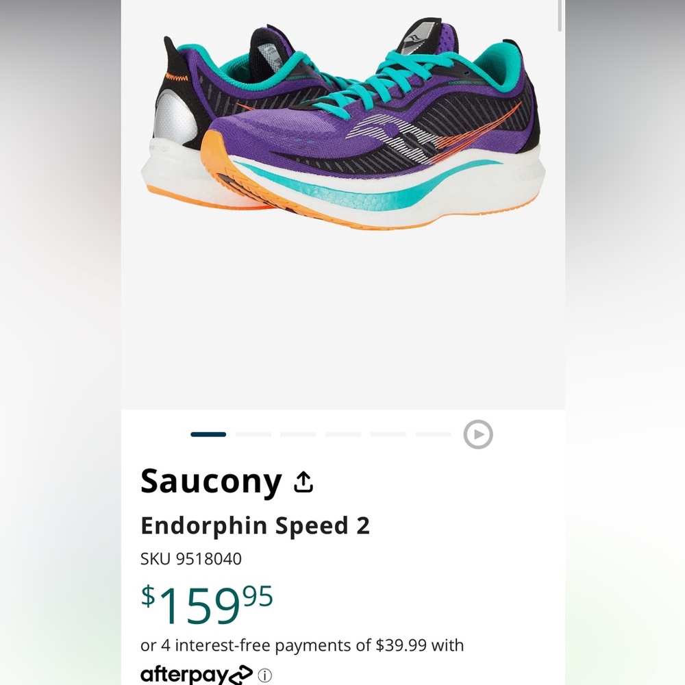 SAUCONY ENDORPHIN SPEED 2 zapato deportivo para mujer talla 9 , acepto ofertas